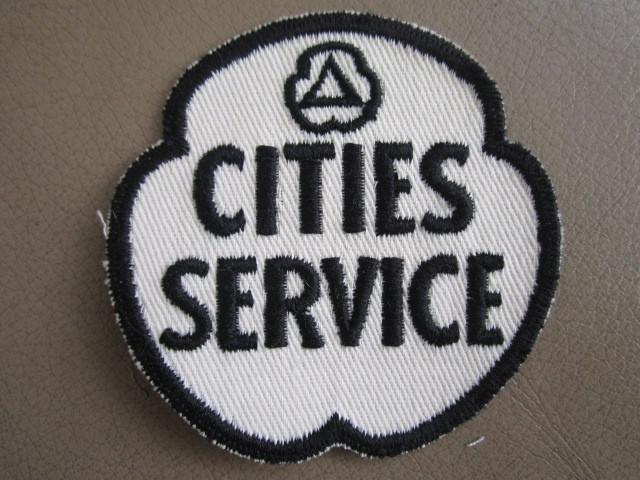 Nos 50s cities service co. uniform patch-excellent detail