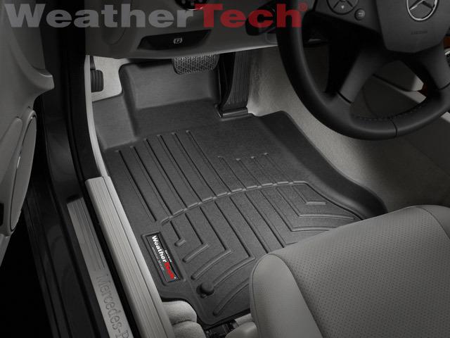 Weathertech® digitalfit floorliner - mercedes c-class sedan - 2008-2014 - black