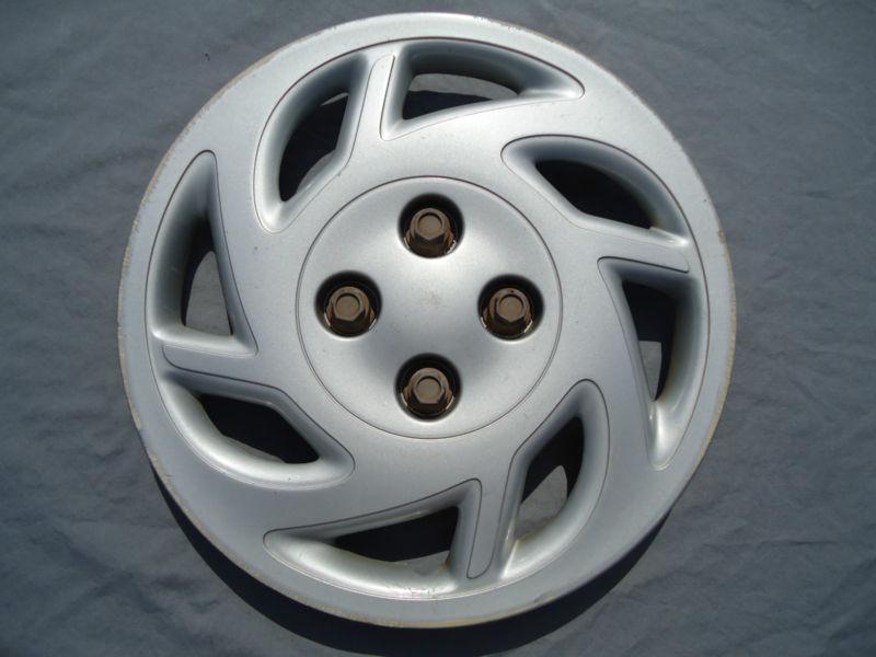 97-00 saturn s series hubcap wheel cover 14" oem 21011858 h# 6008 #h13-a601