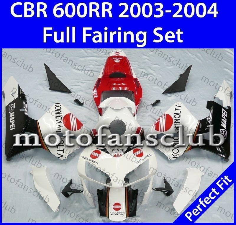 Fit honda cbr600rr 03 04 cbr 600 rr 2003 2004 fairing kit bodywork #71 b