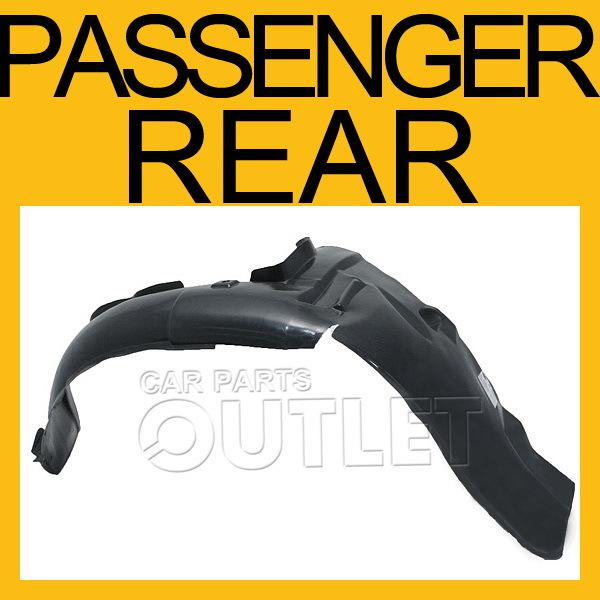 00-05 dodge neon fender liner acr sxt non turbo front splash shield wo srt4 r/h