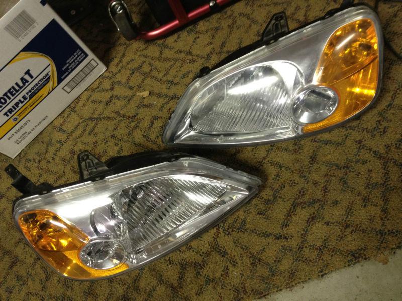 2001 2002 2003 honda civic sedan headlight set oem left right