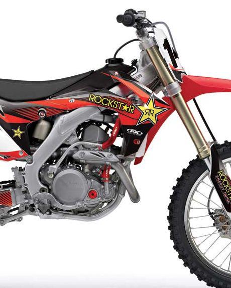 2014 fx rockstar tank/shroud/airbox graphics kit crf150r 07-14