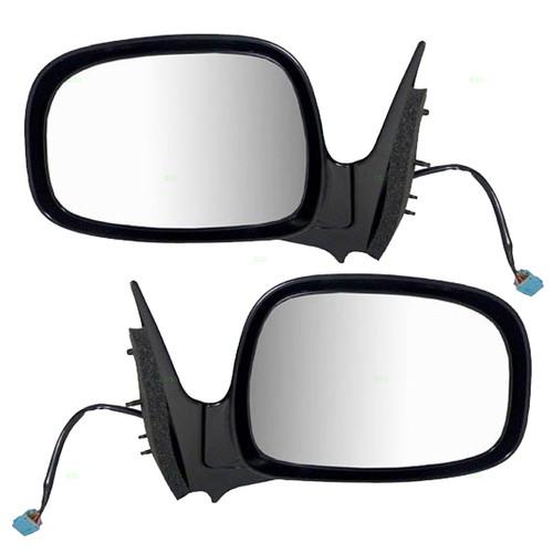 New pair set power side view mirror glass and housing assembly 02-07 rendezvous