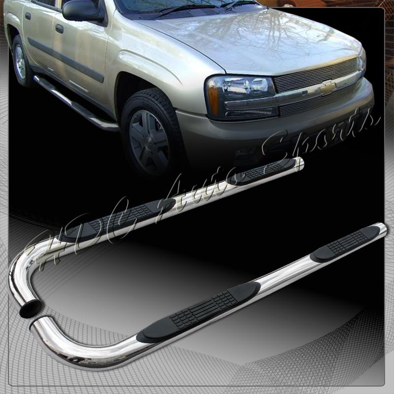 2001-2008 chevrolet trailblazer gmc envoy stainless steel side step nerf bar