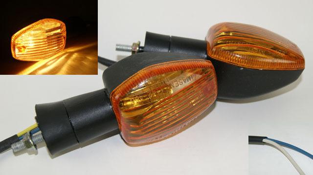 Rear turn signals light amber fit honda cbr 600 1000 rr 1100xx 125r f4 f4i rc51