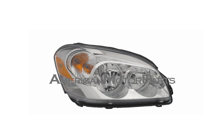 Passenger side replacement headlight w/ corner lamp buick lucerne - 25772344