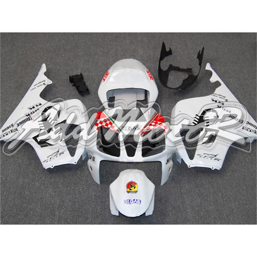 Forrc51 vtr1000sp1 00-06 abs fairing white zh1271