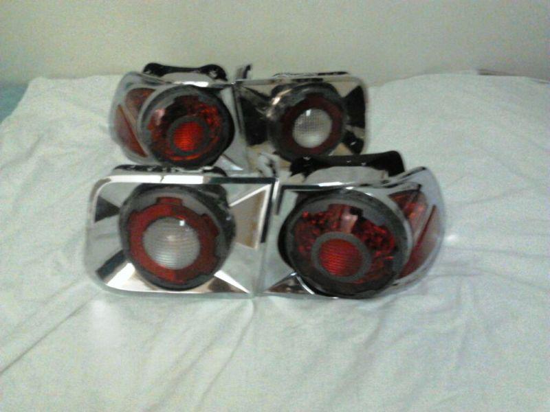 Honda civic 2 door euro chrome taillights retro 3d