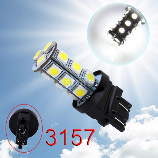 3156 3157 pure white 18 smd 5050 stop tail brake turn led car light bulb lamp