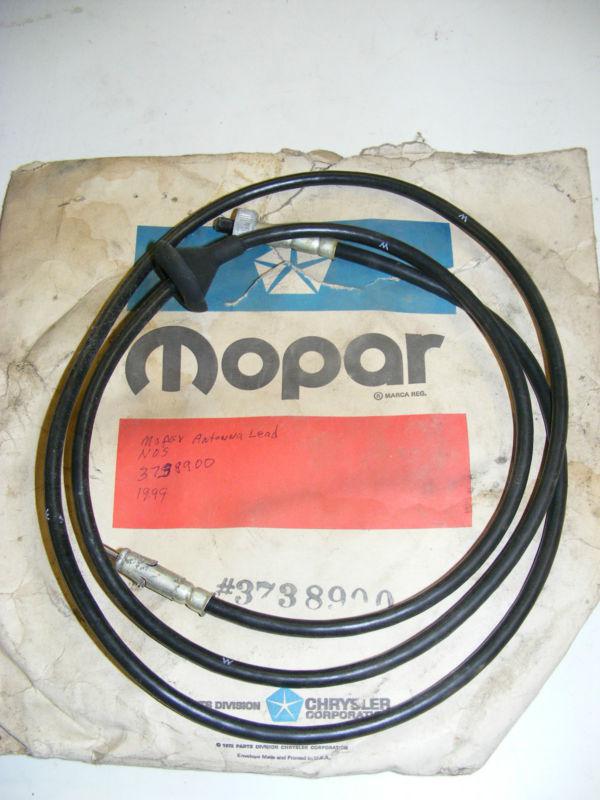 1979 80 81 dodge pickup van antenna cable lead nos 3738900