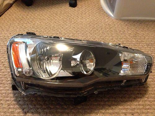 2012 mitsubishi lancer evolution x headlight passenger oem evo