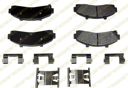 Monroe fx652 brake pad or shoe, front-monroe prosolution semi-metallic brake pad