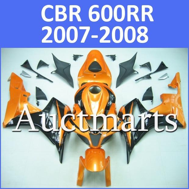 Fit honda 07 08 cbr600rr cbr 600 rr 2007 2008 fairing kit abs plastics h65 d10