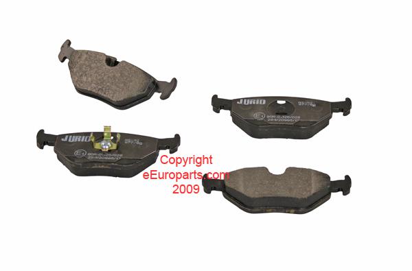 New jurid bmw disc brake pad set - rear 34211160198j