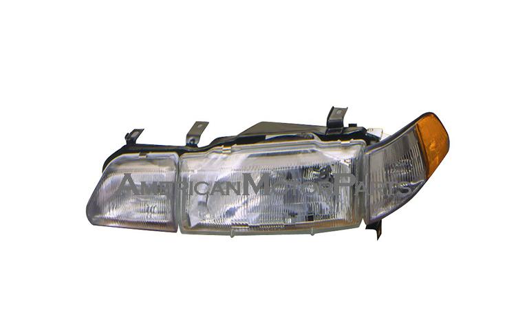 Depo pair replacement headlight w/ corner & inner light 90-93 acura integra