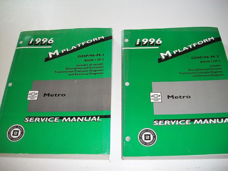 1996 chevy metro factory issue repair manual