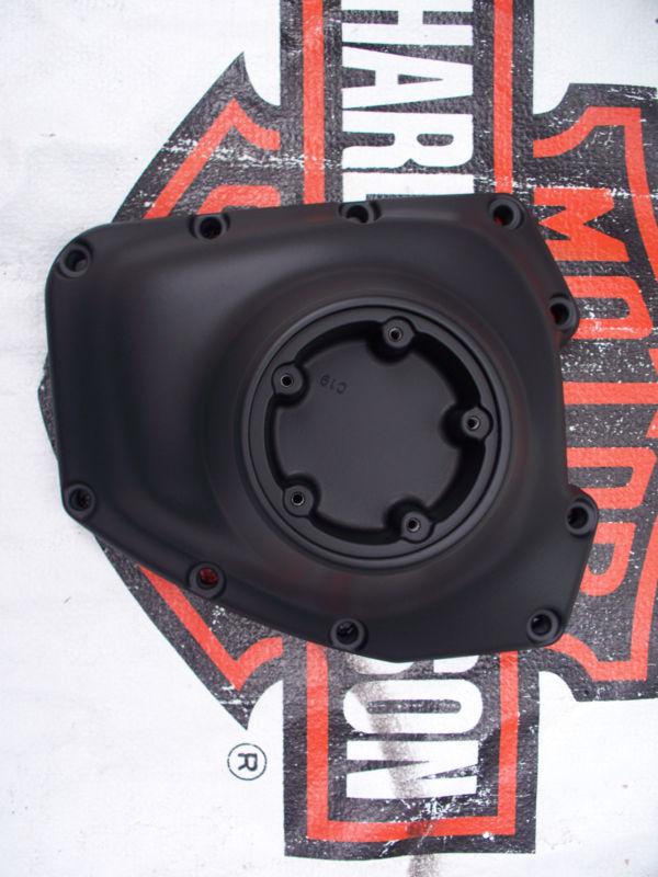 Harley twin cam cover flat black new powder coat 02-13 also gloss-wrinkle