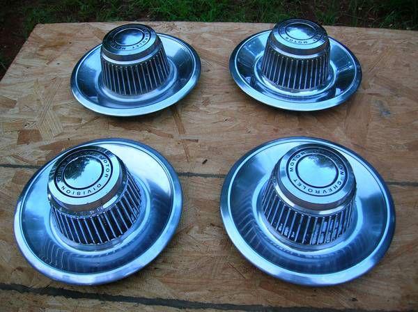 1969-82 corvette camaro nova gm original rally wheel center hub caps 3925805