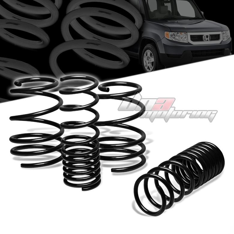 03-06 element y1 black 1.5" drop racing suspension lowering springs f230/r205lb