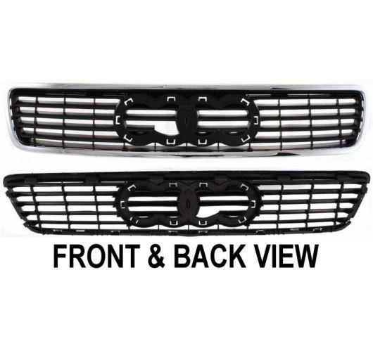 Audi a4 96 97 98 99 chrome & black grille grill new