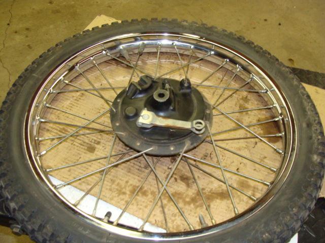 1978 suzuki ts250 ts 250 savage enduro front wheel rim nice shape