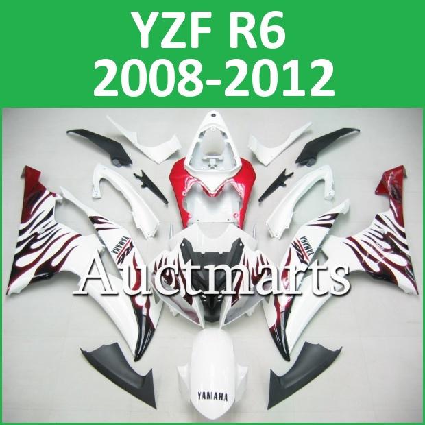 Fit yamaha yzf r6 08 09 10 11 12 yzfr6 2008 2009 2010 2011 2012 fairing i6 c03