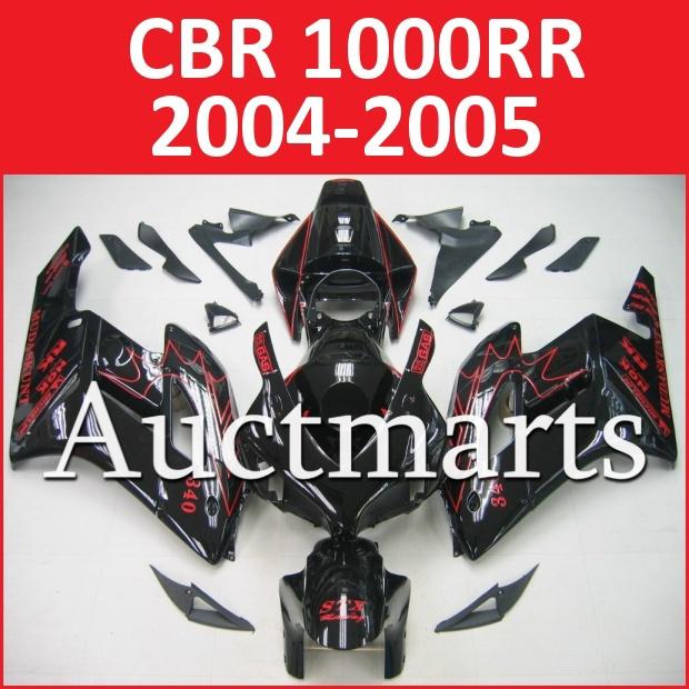 Fit honda 04 05 cbr1000rr cbr 1000 rr 2004 2005 fairing kit abs plastics d50 a01