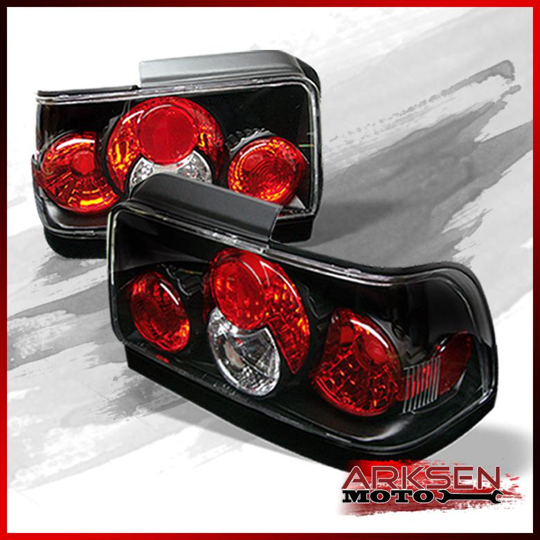 93-97 toyota corolla black altezza tail brake lights lamps pair left+right set