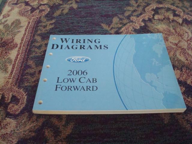 2006 ford low cab forward van service shop electrical/wiring diagrams manual