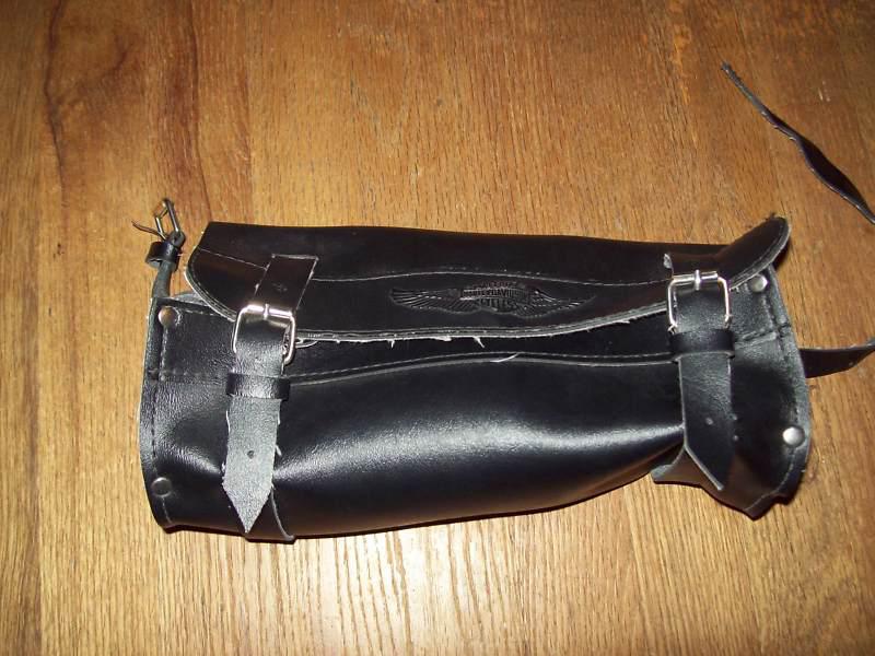 Harley davidson leather accessory bag