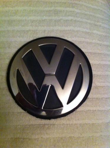 Badge logo sign chrome emblem for front hood fits volkswagen vw 1c0853601wm7 