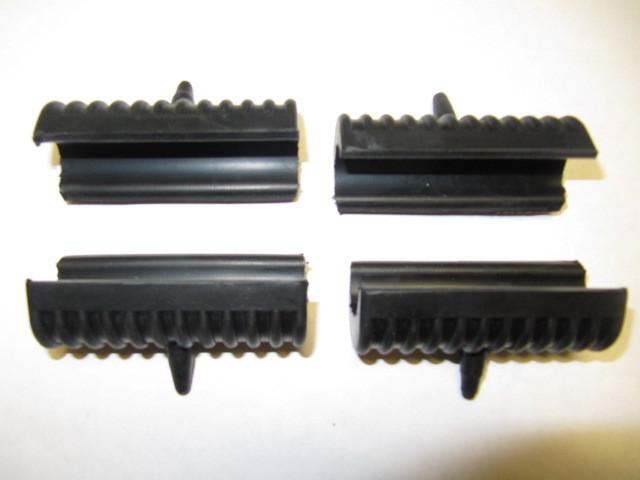 Harley hard saddlebag rubber support cushions 4 pieces