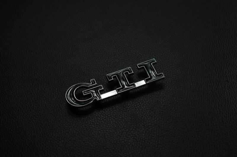 Emblem black gti front grille emblem badge for vw golf jetta passat volkswagen
