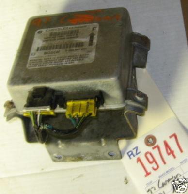 Dodge 96 97 caravan voyager airbag srs control module 1996 1997