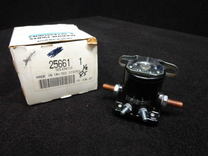 Starter solenoid #25661t-1/25661 mercury/mercruiser 1970-04 40-150 hp starter 