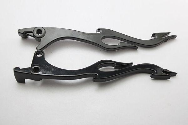 Black flame brake clutch levers for kawasaki vulcan 1500 vulcan 1600 all models