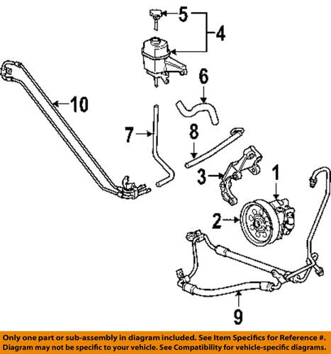 Cadillac gm oem 12574521 power steering pump pulley