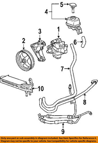 Cadillac gm oem 21997867 steering pump/power steering pump