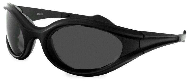 Bobster foamerz motorcycle biker sunglasses smoked anti fog lens 