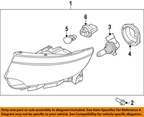 Ford oem bt4z13008a headlight-headlamp