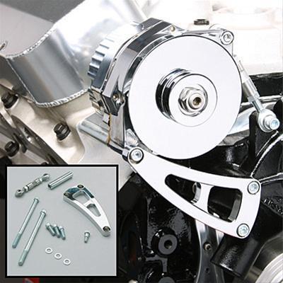 Summit alternator bracket aluminum chrome water pump mount long water pump bbc