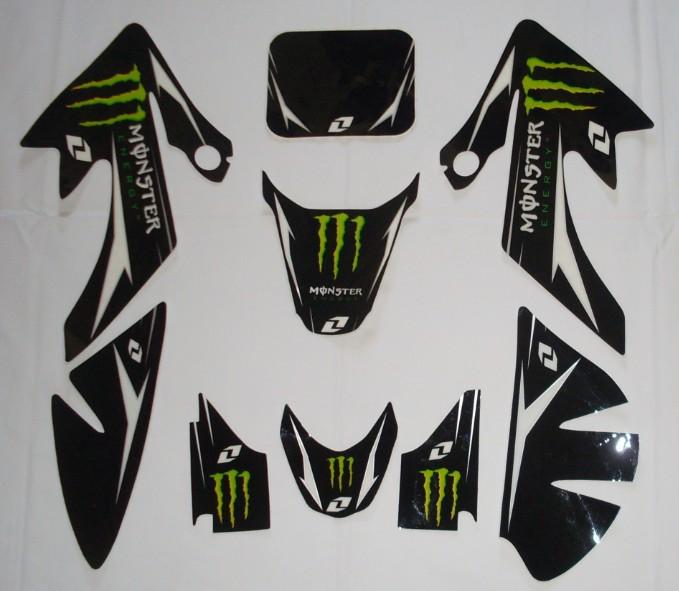 New dirt bike 3m graphics honda crf50 decal sticker 4