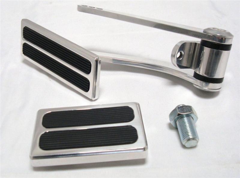 Street rod hot rod throttle gas pedal w/ brake pad ford