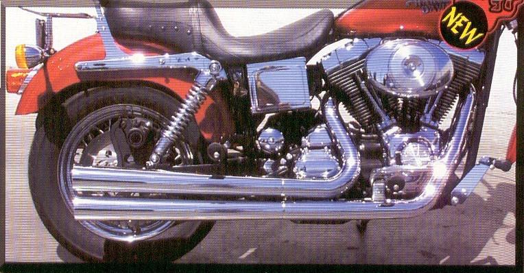 New samson exhaust harley davidson dyna glide models