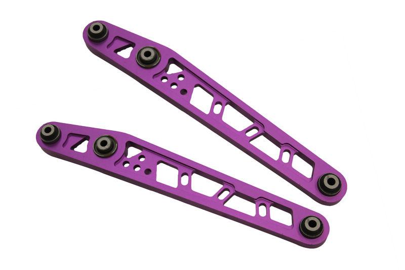 New design purple aluminum side rear lower control arm suspension ek ek9 ek4 em1