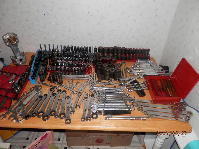 Huge lot of 370 snap on,mac,matco,s.k, tools and a few proto