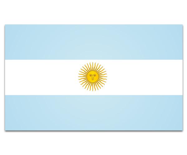 Argentina flag decal 5"x3" argentinian vinyl car bumper sticker zu1