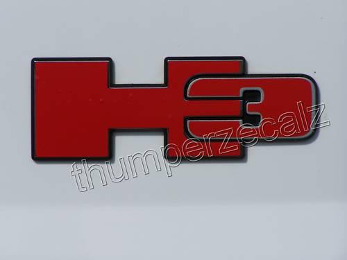 06-10 hummer h3 emblem overlays  u get 3 -choose colors
