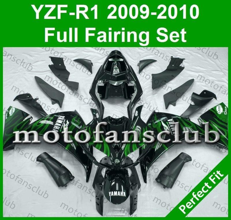 Fit yamaha yzf r1 09 10 yzfr1 2009 2010 1000 fairing bodywork plastics #12 b